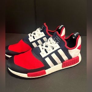Adidas NMD Trail x White Mountaineering Collab Navy,Red,White. Sz 11
